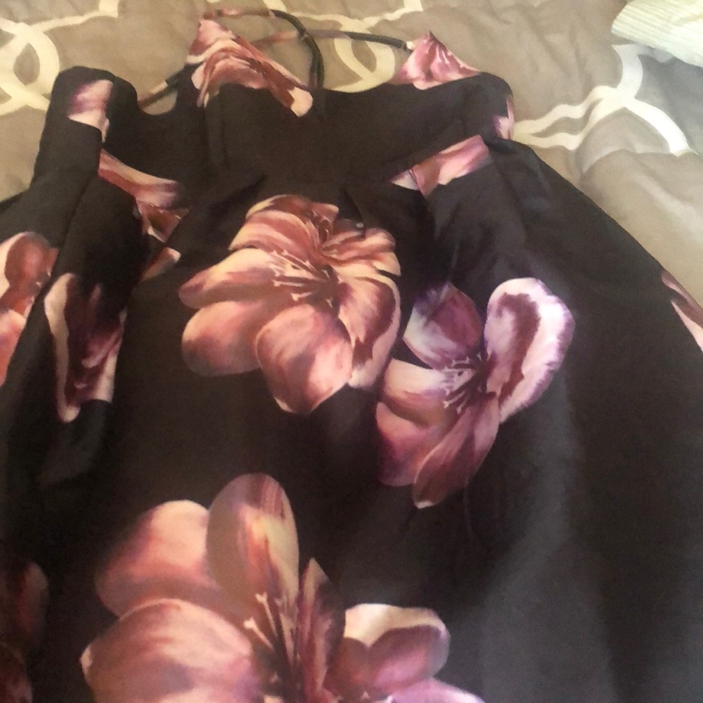 Dress plum and pink